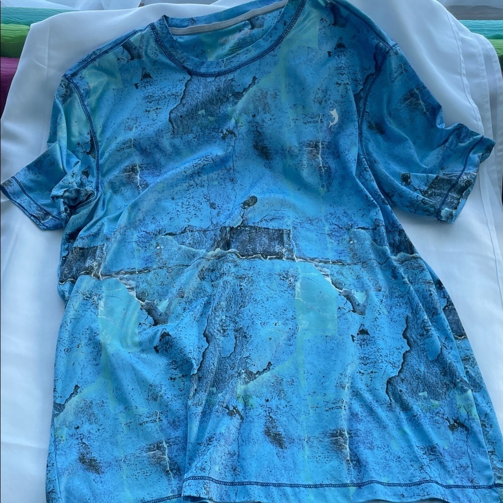 Reel Legends Oceanic Blue Graphic Tee